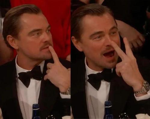 小李子表情包来呀,笑出腹肌的瞬间